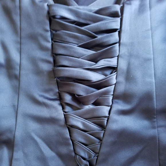 Navy Alfred Angelo Bridesmaid Dress - Picture 3 of 3